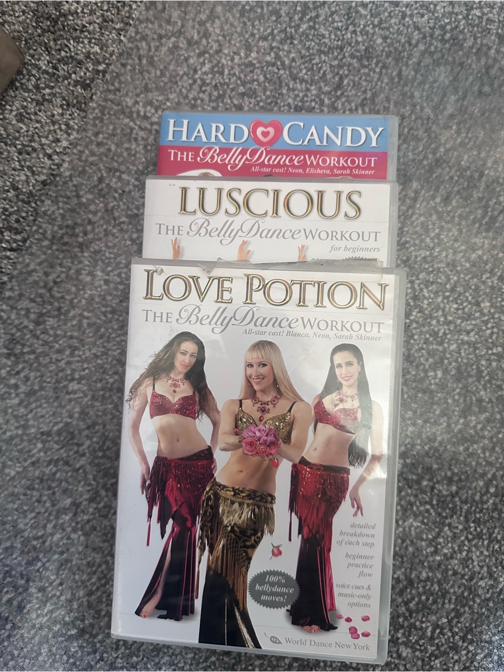 Love Potion Belly Dance Workout DVD - 3 separate dvds